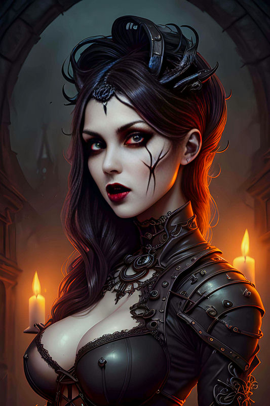 Dark queen portrait
