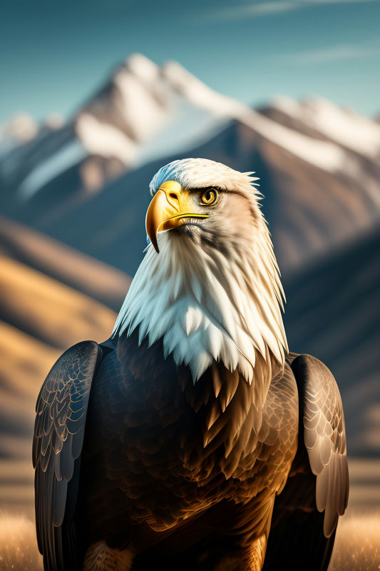 Eagle generated by ai art generator